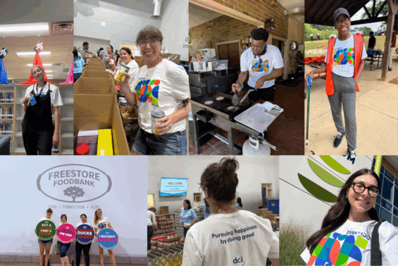 Remote team volunteering across the U.S. for DCI Cares Day 2025