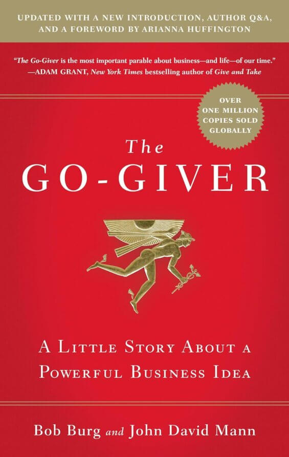 Red and gold cover of "The Go-Giver"