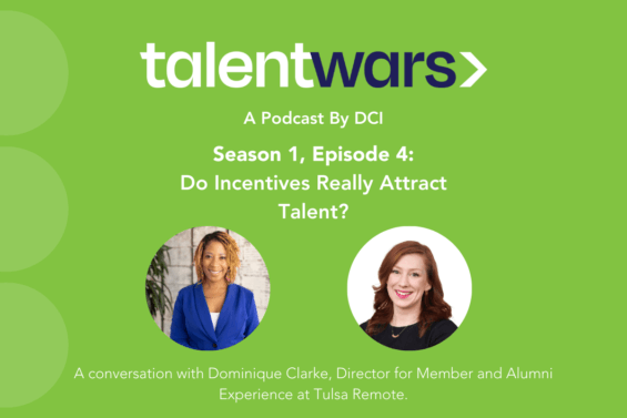 Talent Wars: A Podcast by DCI episode four green blog cover