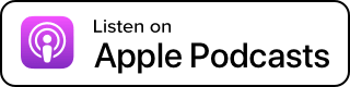Apple Podcasts logo in white