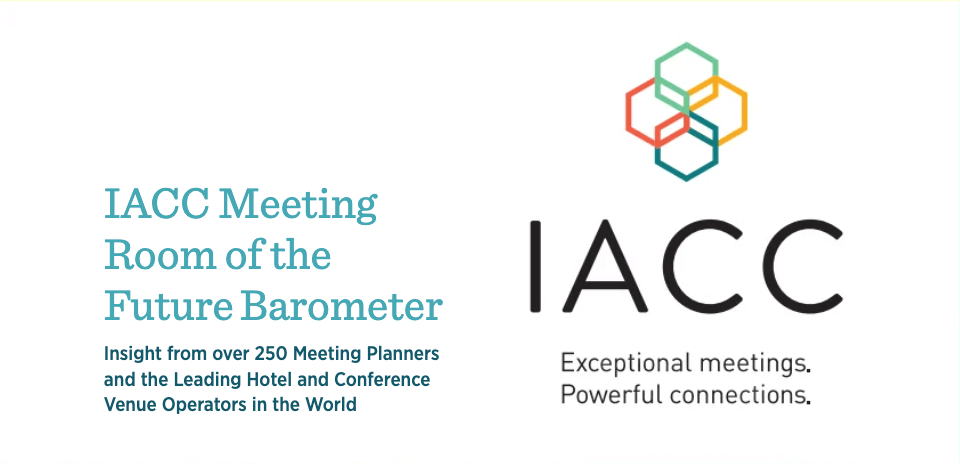 IACC Meeting Room of the Future Barometer cover and logo.