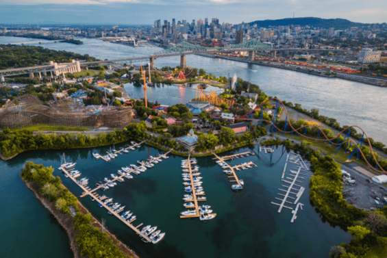 Montreal aerial shot