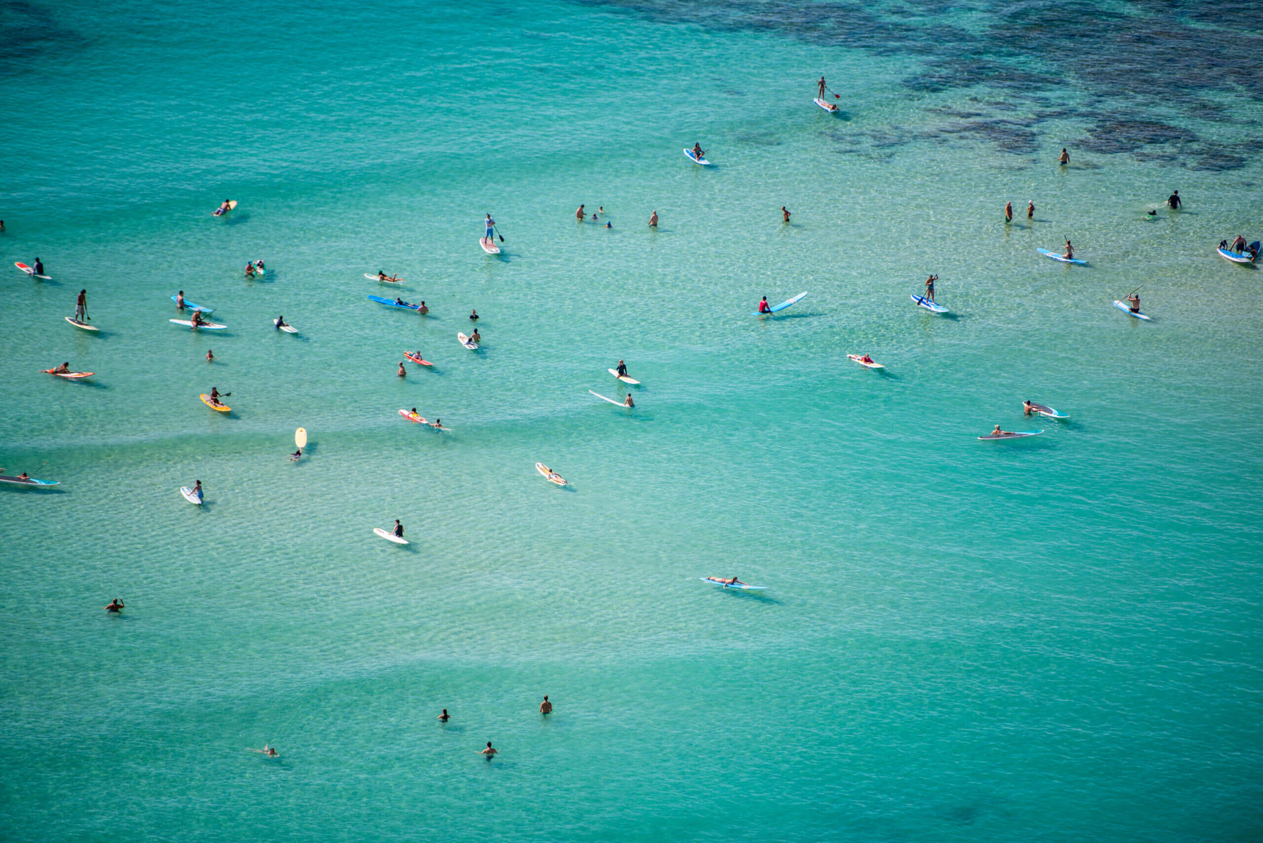 Water fun on Waikiki beach